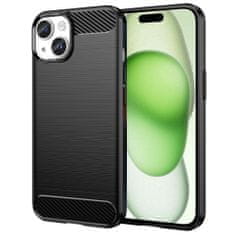 Techsuit Kryt iPhone 15 Armored Carbon černý