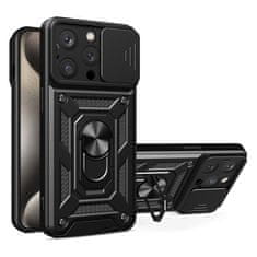 Techsuit Kryt iPhone 15 Pro, Techsuit CamShield Pro černý