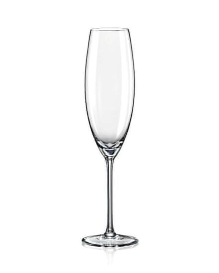 Crystalex Bohemia Crystal Sklenice na šampaňské Grandioso 230ml (set po 2ks)
