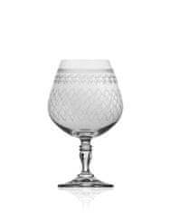 Crystalex Bohemia Crystal Sklenice na brandy a koňak Victoria 380ml (set po 6ks)