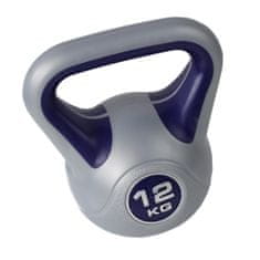 Sportvida Kettlebell pokrytý vinylem činka 12 KG