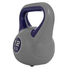 Sportvida Kettlebell pokrytý vinylem činka 12 KG