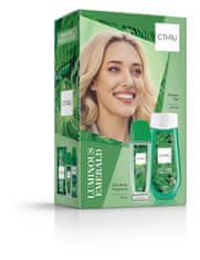 OEM C-Thru Dárková sada Luminous Emerald Přírodní deodorant ve spreji 75 ml + sprchový gel