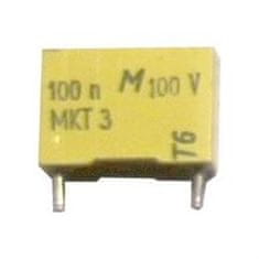 HADEX 100n/100V MKT 12x4x7mm, svitkový kondenzátor radiální