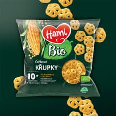 Hami BIO Křupky čočkové s lahodnou kukuřicí 20 g, 10+