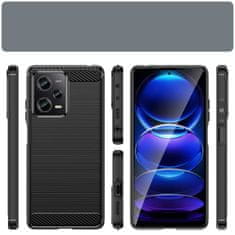 OEM Kryt Xiaomi Redmi Note 12 Pro+ Nexeri TPU Premium Carbon černé