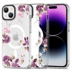 Tech-protect Magmood MagSafe kryt na iPhone 15, spring floral