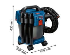 BOSCH Professional Akumulátorový vysavač GAS 18V-10 L Premium