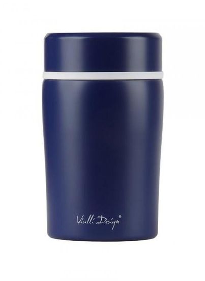 Vialli Design Termoska na jídlo, modrá, FUORI 7756, 500 ml