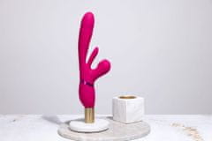 VIVE Vive Kura Thrusting G Spot with Flapping Tongue and Pulse Wave Stimulator Pink