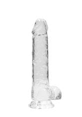 Shots Toys RealRock Crystal Clear 19cm