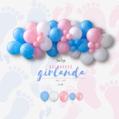 MojeParty Balónková girlanda set – Boy or Girl 1,5 m