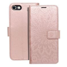 FORCELL Pouzdro / obal na Apple iPhone 7 / 8 / SE 2020 / SE 2022 mandala rose gold - knížkové Forcell MEZZO Book