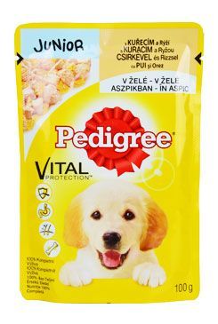 Pedigree kapsa Junior kuřecí s rýží v želé 100g