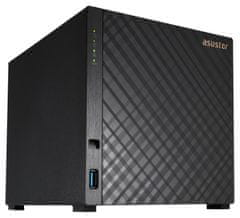 Asustor NAS AS1104T / 4x 3,5" SATA III/ Realtek RTD1296 1,4GHz/ 1GB/ 1x 2,5GbE/ 2x USB 3.2 Gen 1