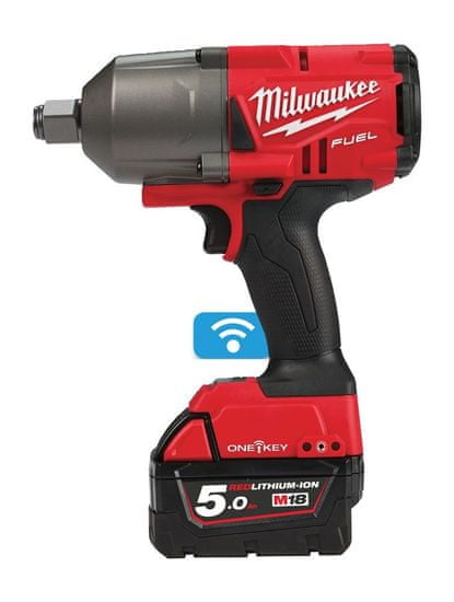 Milwaukee Aku rázový utahovák 3/4", 2x baterie 5.0 Ah, nabíječka - Milwaukee M18 ONE FHIWF34-502X