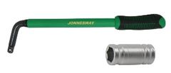 Jonnesway Klíč na kola teleskopický, 17 a 19 mm, délka 35-50 cm - JONNESWAY AG010195B