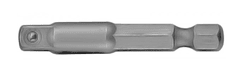 Jonnesway Prodloužení - adaptér pro hlavice, 6hran 1/4" x 4hran 1/4", 100 mm - JONNESWAY D1100ADP14