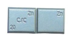FERDUS Závaží samolepící zinkové ZNC 40 g, šedý lak - 1 kus