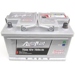 AUTOPART Autobaterie Galaxy Silver 75 Ah 12V, 276x175x175 mm