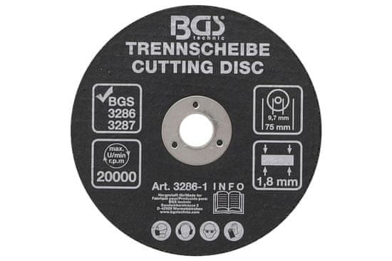 BGS technic Kotouč řezný 75mm - BGS 3286-1