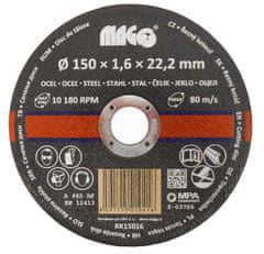 MAGG Řezný kotouč na kov 150 x 1,6 x 22,2 mm MAGG