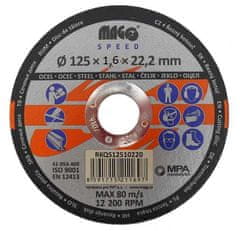 MAGG Řezný kotouč na kov 125x1,6x22mm - MAGG Speed