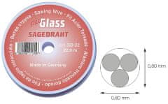 ProGlass Řezací drát na autoskla, průměr 0.80 mm; 22 m - ProGlass SD-22