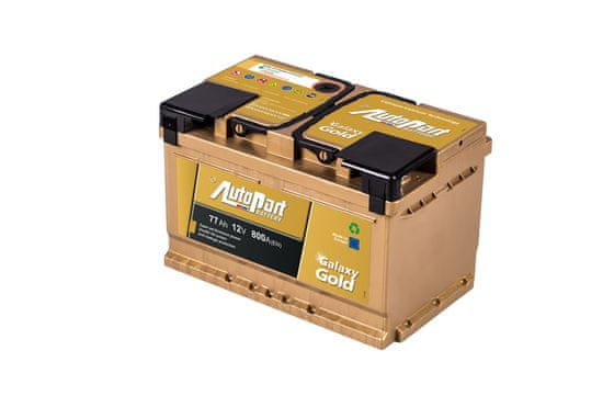 AUTOPART Autobaterie Galaxy Gold 77 Ah 12V, 278x175x175 mm