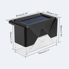 Popron.cz Solární lampy schodové zahradní - 4 kusy