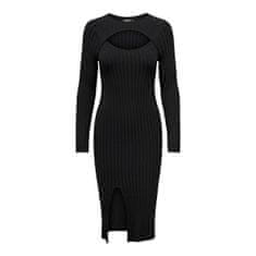 ONLY Dámské šaty ONLEVI Regular Fit 15307302 Black (Velikost L)
