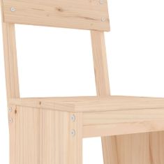 Petromila Barové stoličky 2 ks 40 x 48,5 x 115,5 cm masivní borové dřevo