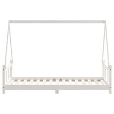 Vidaxl Dětská postel bílá 90 x 190 cm masivní borové dřevo