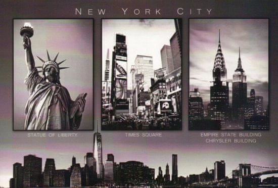 KN Pohlednice New York City - černobílá