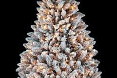 LAALU.cz Vánoční stromek umělý zasněžený DELUXE Viola 270 cm se SMART LED OSVĚTLENÍM se stojánkem