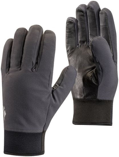 Black Diamond Rukavice Black Diamond MidWeight Softshell Gloves Smoke|XS