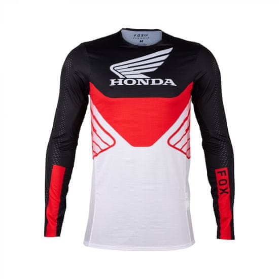 FOX dres FLEXAIR Honda 23 černo-bílo-červený