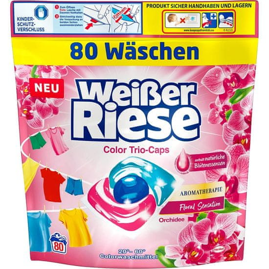 Weißer Riese COLOR ORCHIDEE kapsle na praní 80 ks. DE