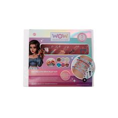 KIDS LICENSING Sada na výrobu náramků + 5 kovových přívěsků WOW, WOW00005