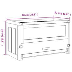 Vidaxl Klec pro křečky 60 x 30 x 35 cm masivní jedlové dřevo