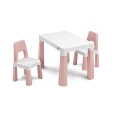 TOYZ Dětský set stoleček se 2 křesílky MONTI pink