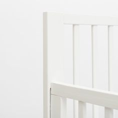 NEW BABY Dětská postýlka BASIC se stahovací bočnicí bílá