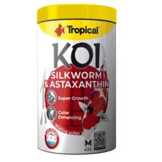 TROPICAL KOI SILKWORM&ASTAXANTHIN PELLET SIZE M 1l/320g plovoucí krmivo pro jezírkové ryby