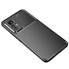 OEM Kryt Xiaomi 12 Lite Armored Shockproof Carbon Fiber černý