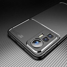 OEM Kryt Xiaomi 12 Lite Armored Shockproof Carbon Fiber černý