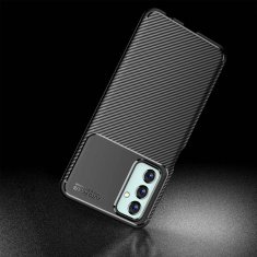 OEM Kryt Samsung Galaxy M23 Armored Shockproof Carbon Fiber černý