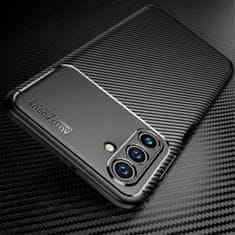 OEM Kryt Samsung Galaxy A13 5G Armored Shockproof Carbon Fiber černý