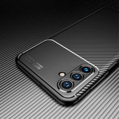 OEM Kryt Samsung Galaxy A13 5G Armored Shockproof Carbon Fiber černý