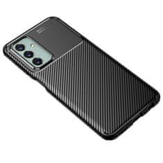 OEM Kryt Samsung Galaxy M23 Armored Shockproof Carbon Fiber černý