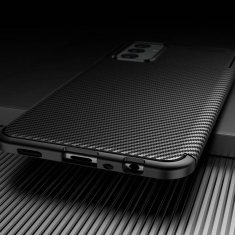 OEM Kryt Samsung Galaxy M23 Armored Shockproof Carbon Fiber černý